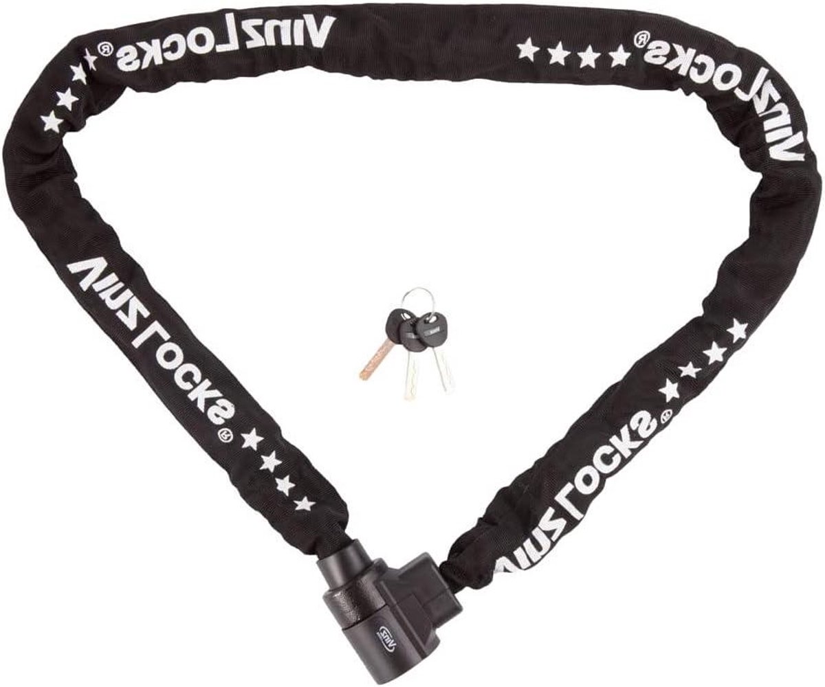 Kettingslot - Diefstalpreventie Ketting - Fiets Beveiligen - ART 4 Keurmerk - 200 cm - Zwart