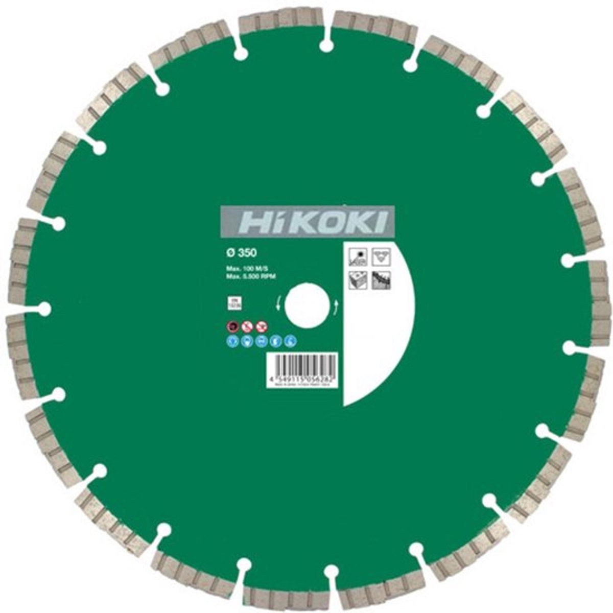 HiKOKI DIAMANT ZAAGBLAD 300X25,4X11,5 TYPE UNIVERSAL PRO LASER 773001