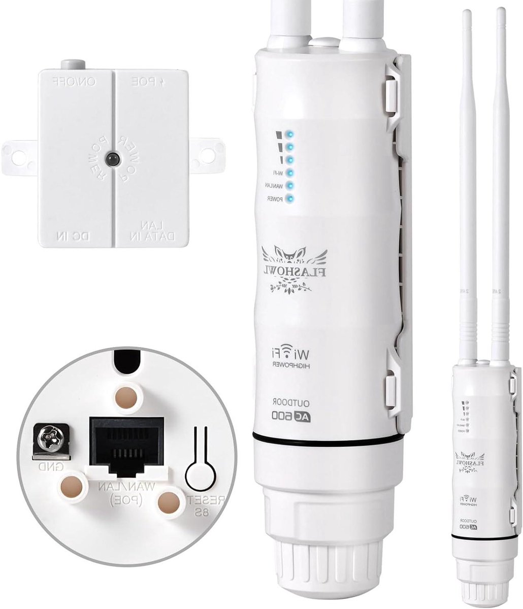 Draadloze Toegangspunten - WiFi Extender Repeater - Netwerk Uitbreiding - AC600 Snelheid - 500 g - Wit