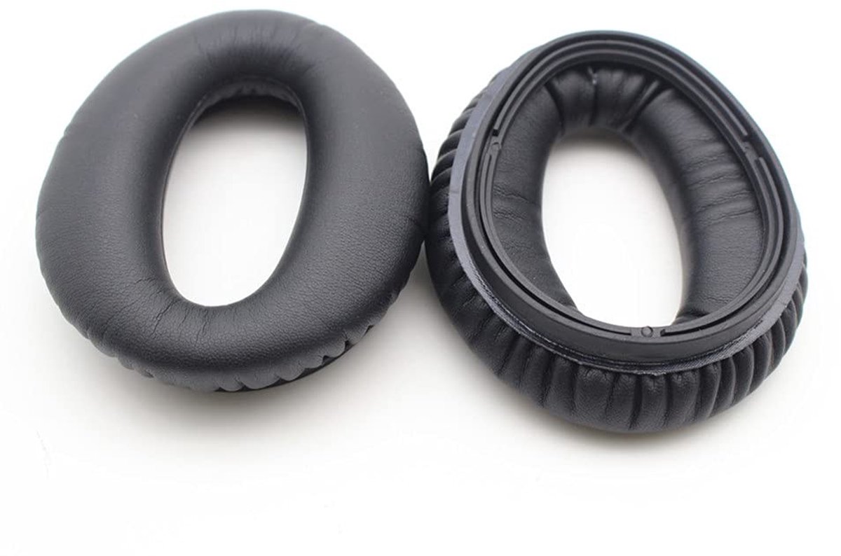 Dailygoods - Vervangende Oorkussens voor Lightspeed Zulu Aviation Headset - Zwart Kunstleer