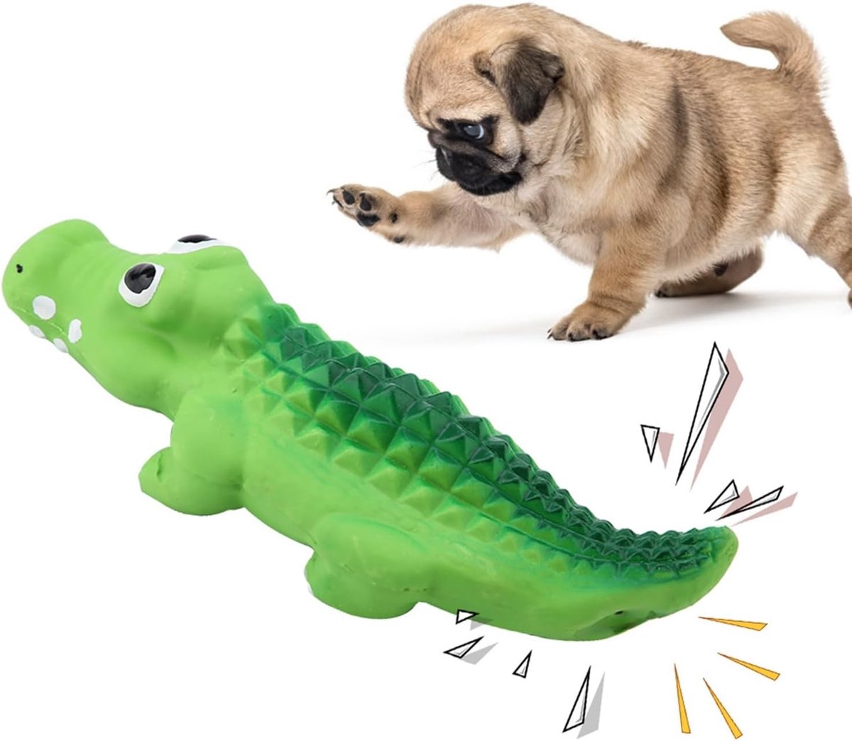 Schattig latex kauwspeeltje voor honden en katten - Squeaky speeltje voor puppy's en kittens, ideaal voor kauwen en spelen