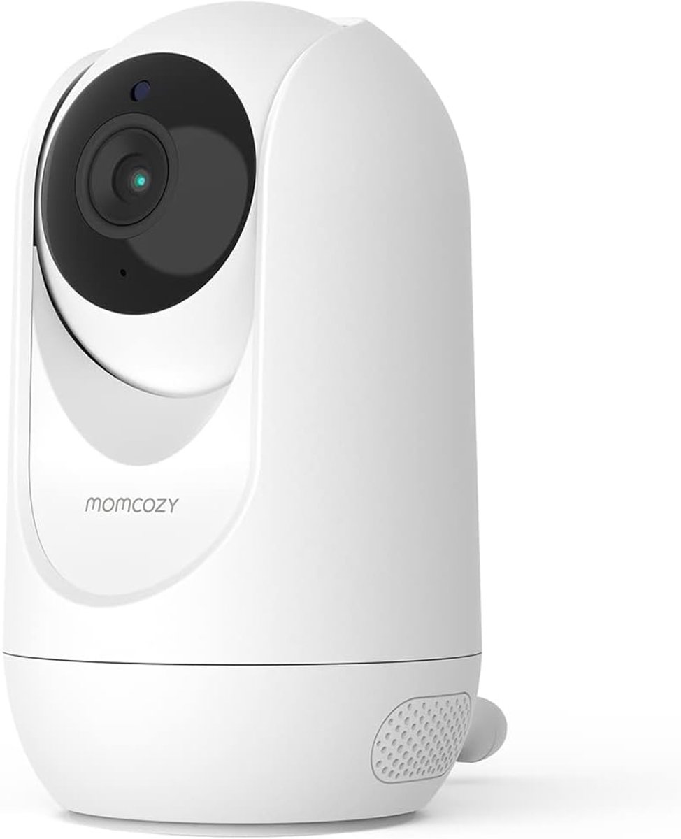 Thijox - Babyfooncamera 1080p HD, PTZ-zoom, temperatuurdetectie, helder nachtzicht, 2-weg audio, slaapliedjes, eenvoudig in gebruik, ideaal voor kinde
