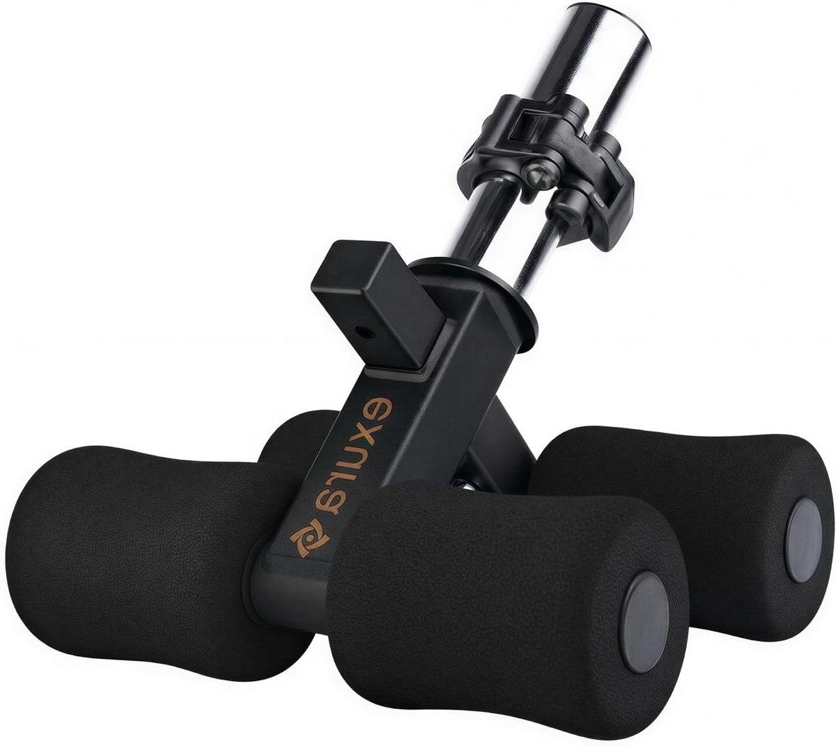 Tibialis Trainer - Kuitspier Bar - Spierversterking Enkel - Verstelbaar Voor Platen - 43 x 35 cm - Zwart Mat