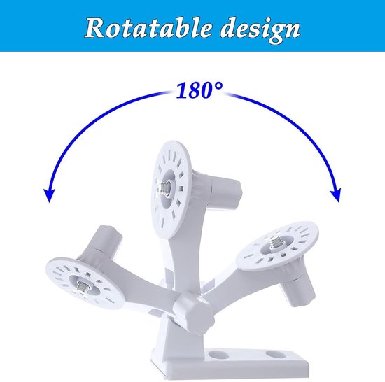 Safety Camera Mount, Adjustable Wall Mount, 135 Degree Rotation, Compatible with TP-Link Tapo C210/C200/Tc70 and Kasa Indoor Pan EC70/KC410S Security Camera (White) van Lanmu — afbeelding 2