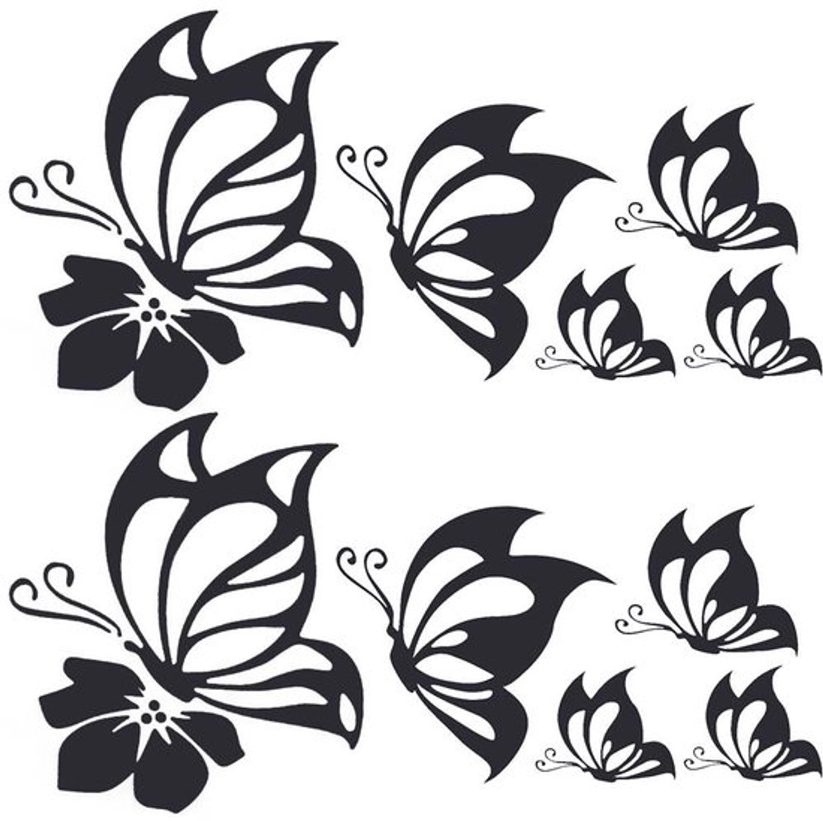 SPHProducts - Vlinder stickers - Auto stickers - Waterdicht en
