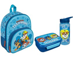Ensemble scolaire Pat' Patrouille ; sac à dos et set de déjeuner 2 pièces