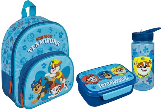 Paw Patrol schoolset; rugzak en lunchset 2-delig