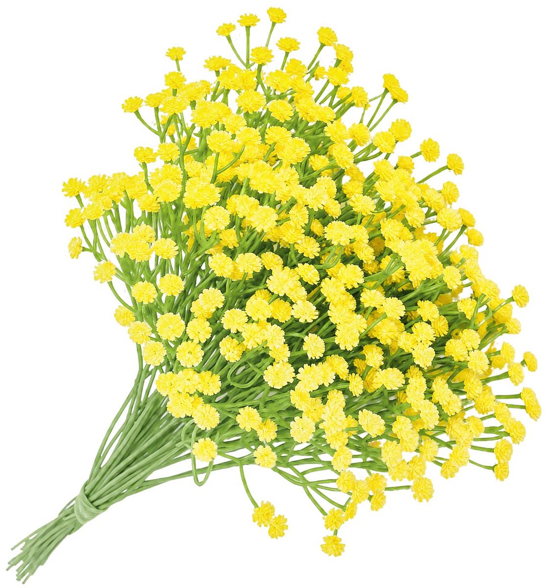 15 stuks kunstmatige gipskruid, 29,5 cm kleine kunstbloemen voor vaas, bruiloft centerpiec
