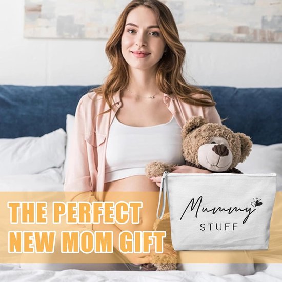 Cadeauset Mama en Baby Tassen - Cosmeticatas Opbergtas - Babyverzorging Organiseren - 2 Delige Set — afbeelding 4