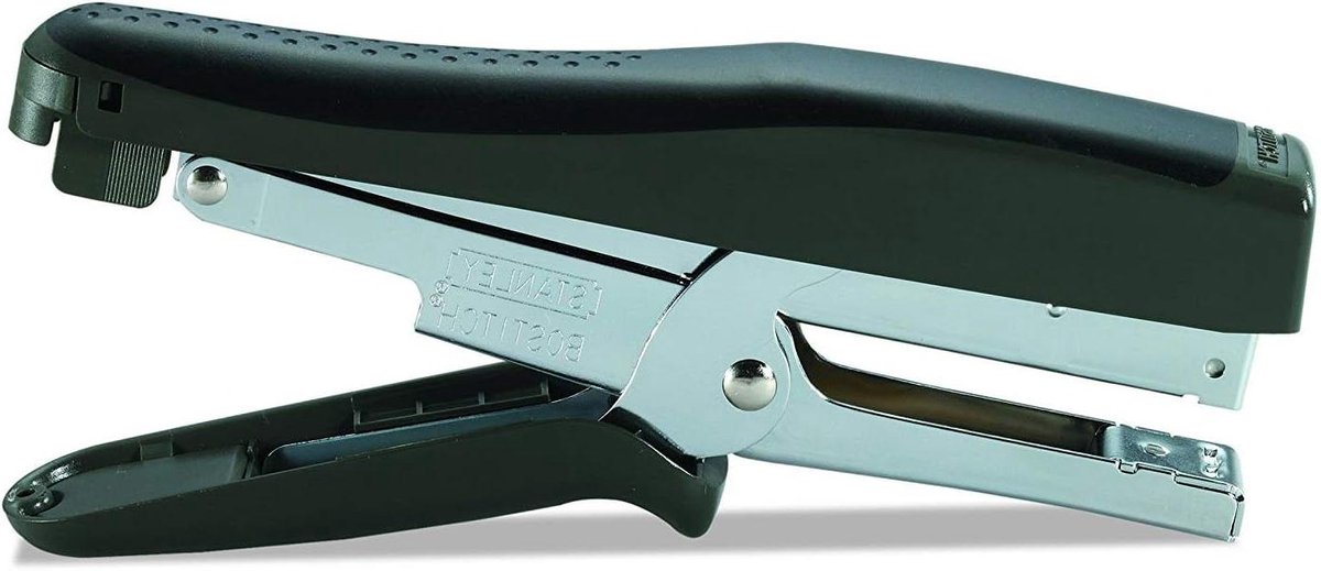 Pliers Stapler - Heavy Duty Stapler - Vellen Verwerken - Stapelt 45 Vellen - 2 Stuks - Zwart