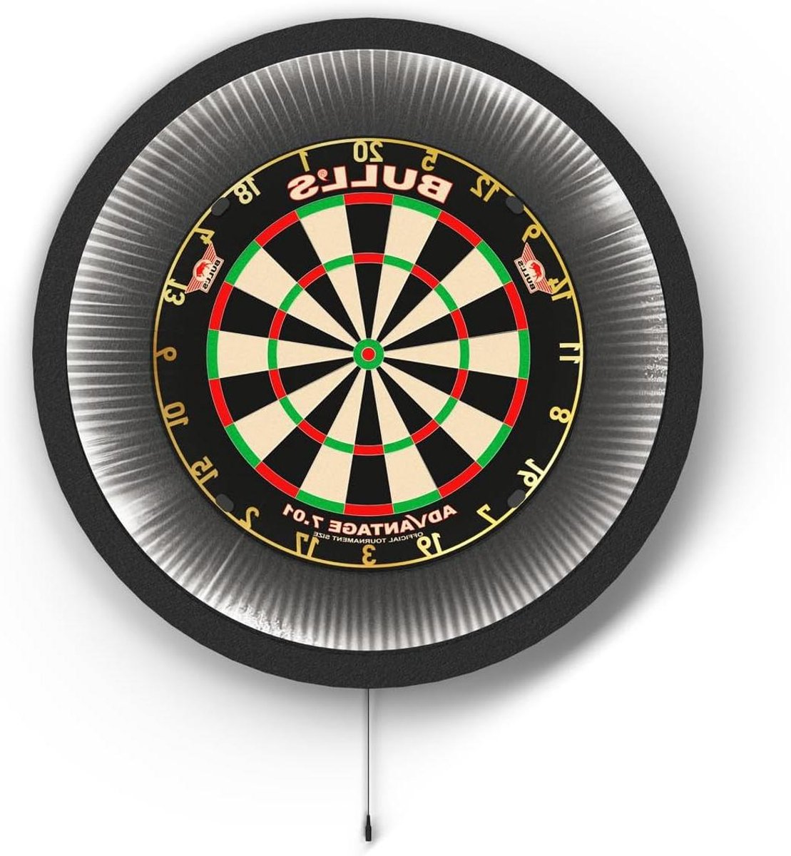Dartbord Verlichting - LED Ring Verlichting - Darten Oefenen - 360 Graden Licht - XL - Zwart