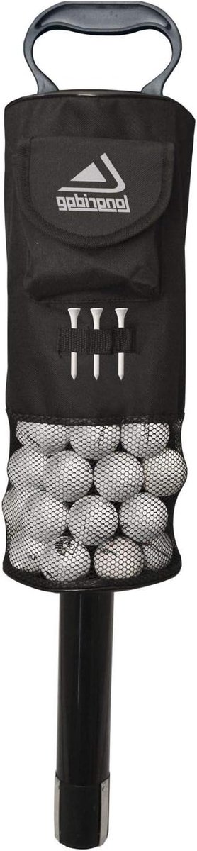 Golf Ballen Retriever - Ballen Verzamelaar - Golfen Oefenen - Buis Zonder Bukken - Max 75 Ballen - Zwart