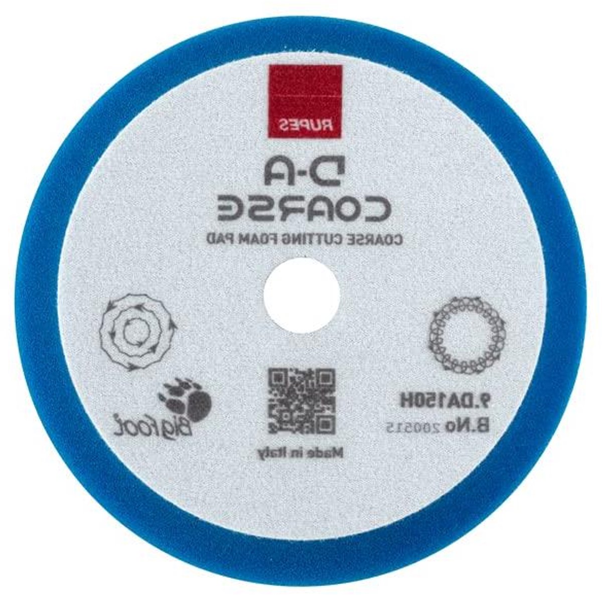 Schuim Polijstpad - Polijstschijf Poetskussen - Auto Polijsten - Meest Agressieve Schuimoptie - 150mm - Blauw