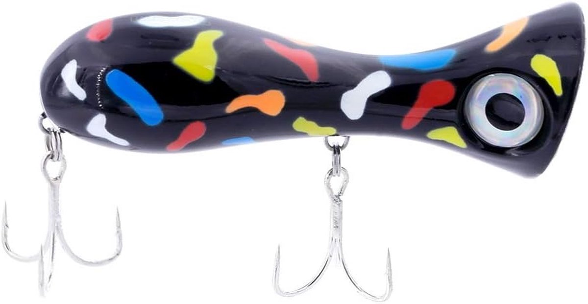 JATSUI Popper - Vis Lokaas - Vissen Vangen - Lange Afstand Worpen - 100 mm - Multicolor