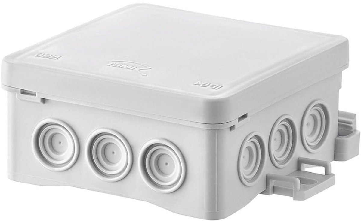 Aansluitdoos NS6 Fast Box & Hook - Halogeenvrij, Zelfdovend, UV-bestendig, IP54 - 85 x 85 x 40 mm
