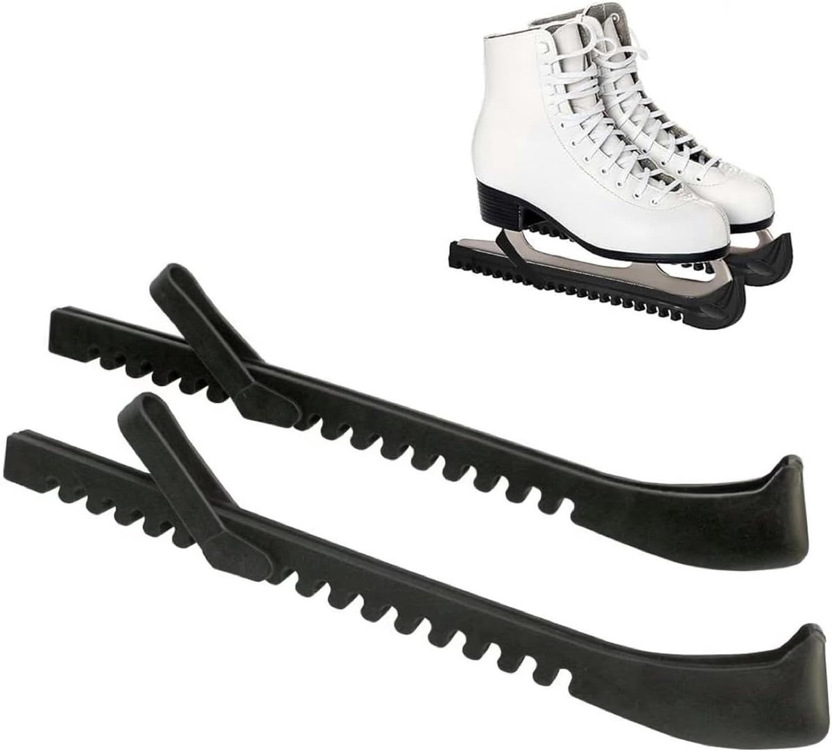 Schaatsbeschermers - Spatbescherming - Schaatsen Beschermen - Verstelbaar - 36 cm - Zwart