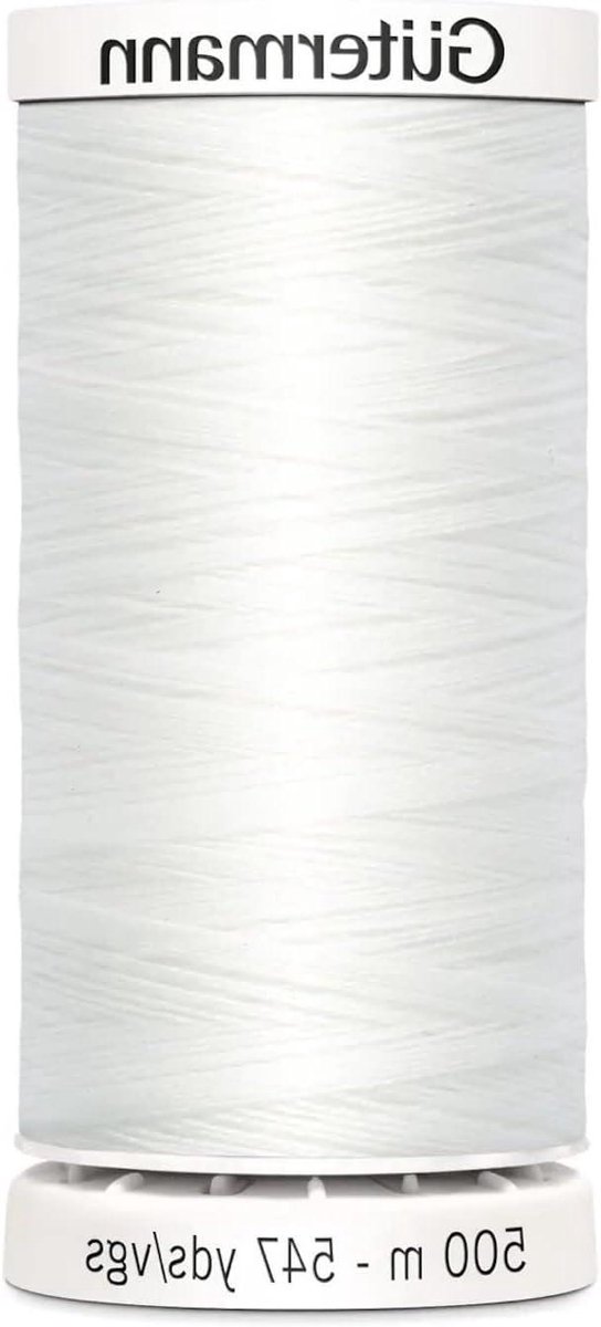 Naai- en Borduurgaren - Polyester Draad - Creatief Naaiwerk - Elastisch en Scheurvast - 500 meter - Lichtgrijs