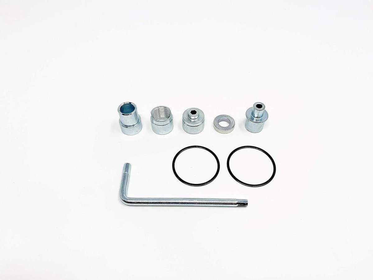 Elite Asinzetstukken - Trainer Onderdelen - Fietstrainer Gebruik - Direct Drive Compatibel - One Size - Zilver