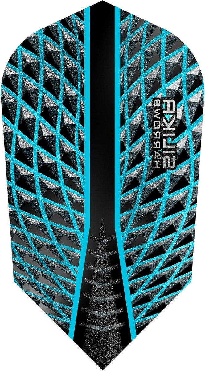 Dart Flights - Vliegjes Dartpijlen - Precisie Darts Spelen - Unieke Silica Coating - Slim - Aqua