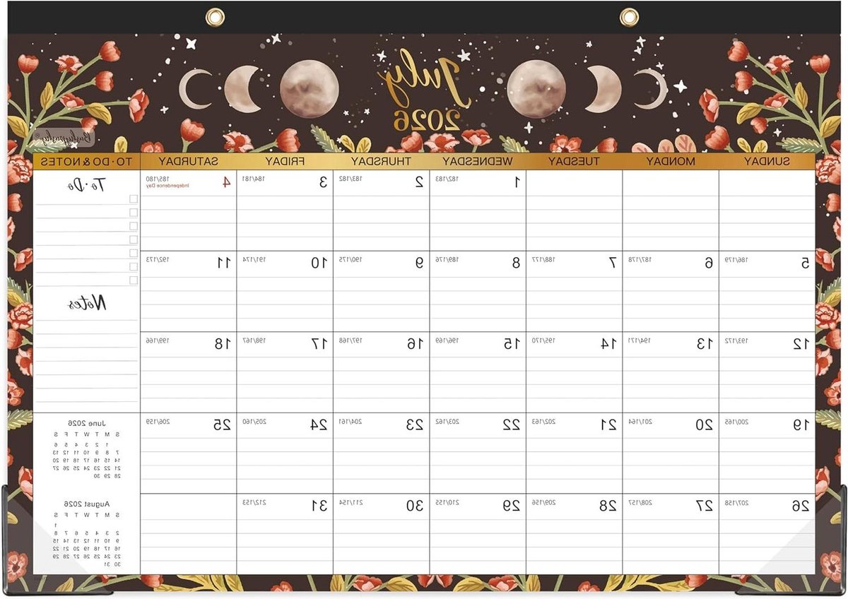 Bureaukalender - Maandkalender - Planning - Extra Dik Papier - 43 x 30 cm - Gedrukt