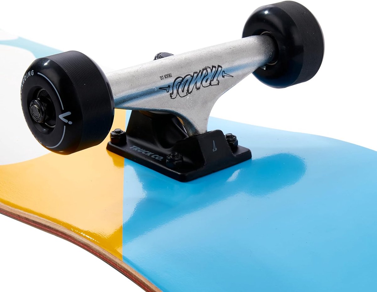 Skateboard ACTA Geo - Surfboard Board - Recreatief rijden - Uniek geometrisch patroon - 7-laags esdoorn - Geo