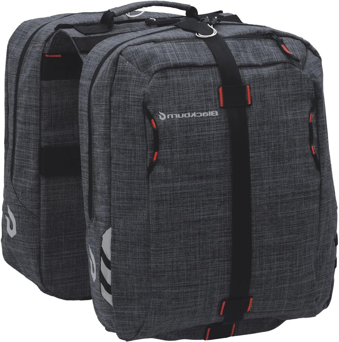 Fietstas Achter - Zadeltas Fiets - Fietsen Boodschappen - Waterdicht Materiaal - 13 Liter - Zwart