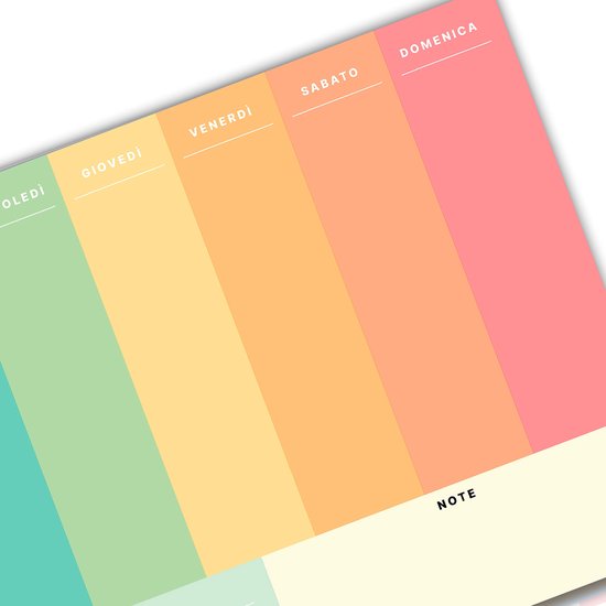 Weekplanner in het ITALIAANS met Exclusief Design - Ideale Takenorganizer om je Doelen te Bereiken en Effectiever te Zijn. Beheers je Week & Verhoog je Productiviteit! - Origineel Cadeau — afbeelding 4