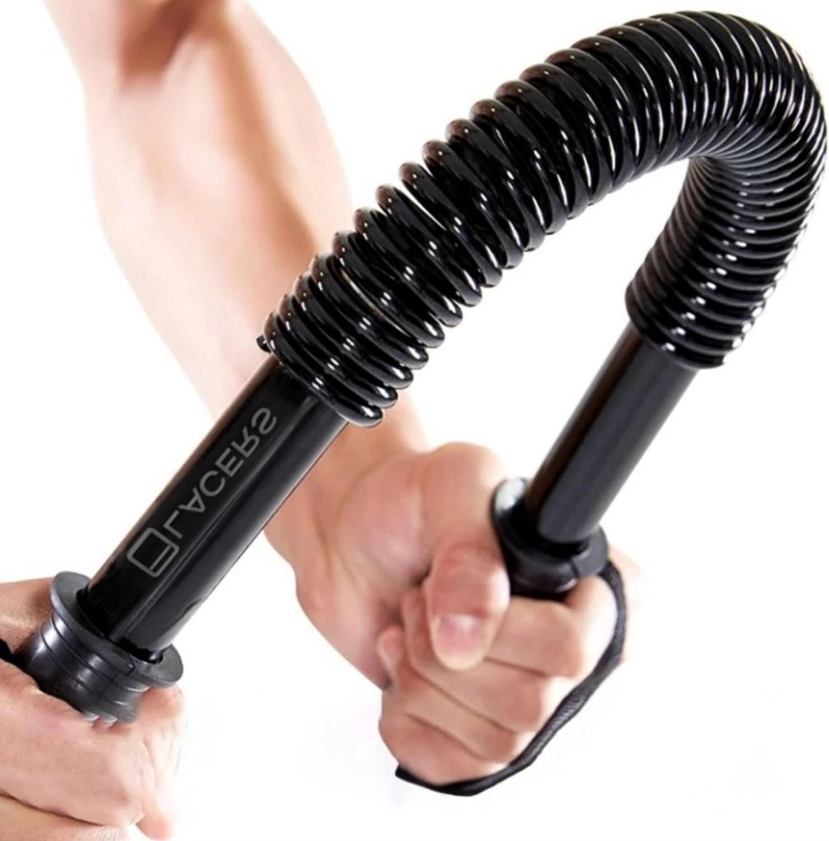 Power Twister - Spanveer Krachttrainer - Bovenlichaam Trainen - 30 kg Weerstand - 63.6 cm - Zwart