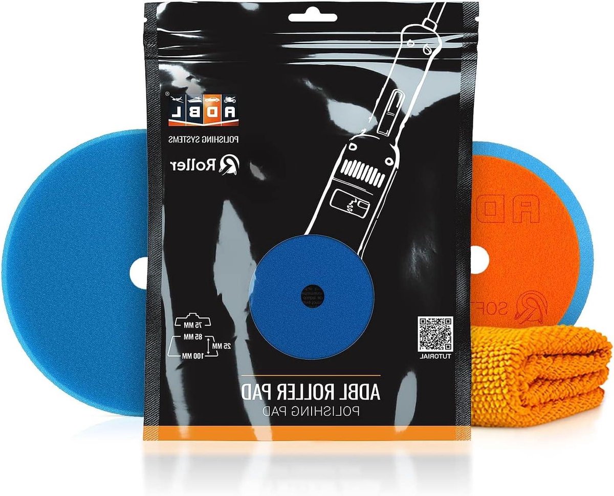 Polijstpad Schuim - Polijstspons Polijstschijf - Auto Polijsten - Open-porig Schuim - Ø 75 mm - Blauw