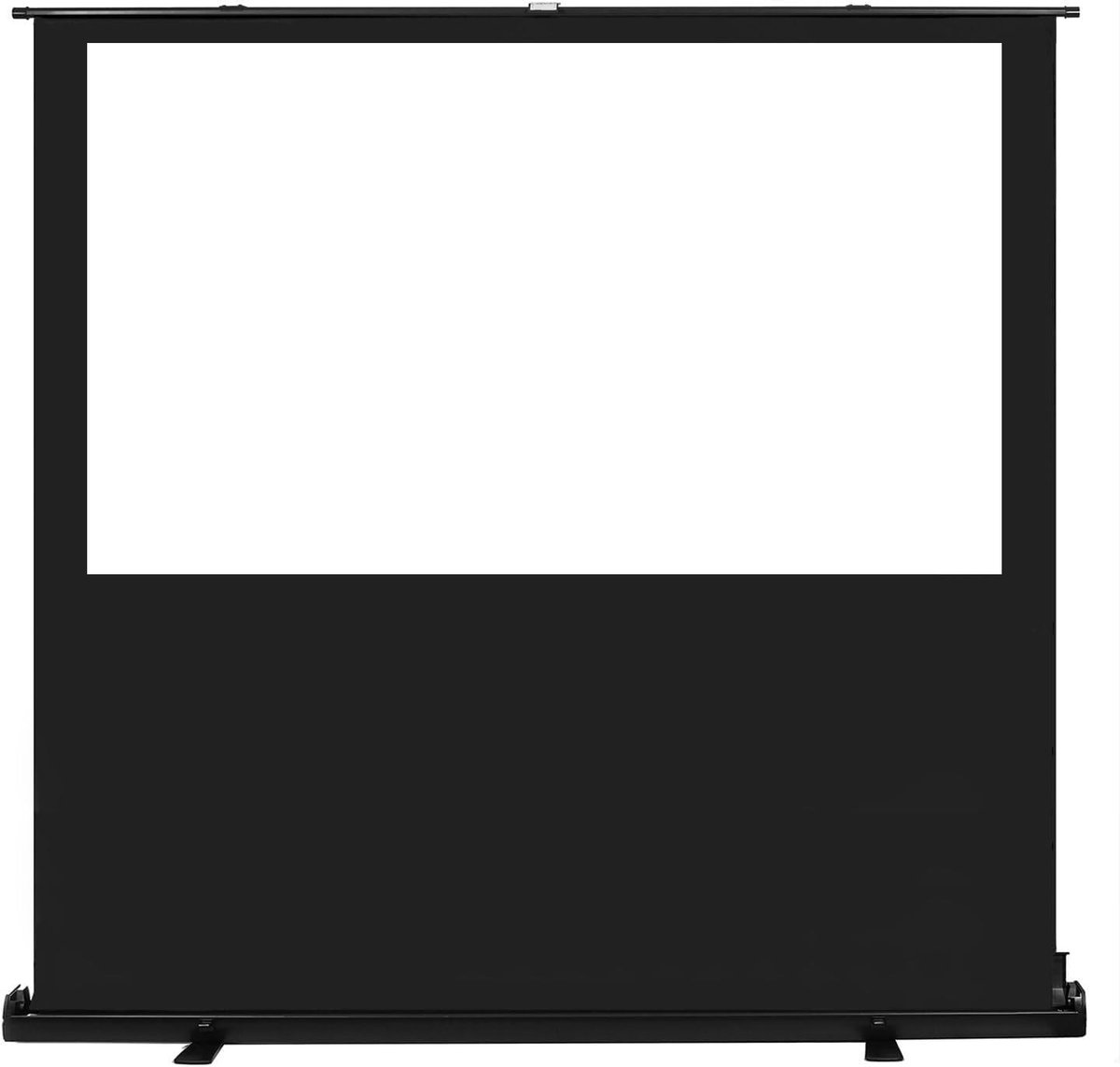 Projectiescherm Vloer - Draagbaar Scherm - Films Presentaties Tonen - Schaarmechanisme - 80 inch 16:10 - Matwit