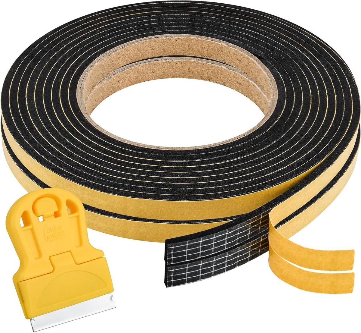 Afdichtingstape Spoelbak - Montageband Keuken - Lekkages Voorkomen - Zelfklevend EPDM Rubber - 2x 33m - Wit