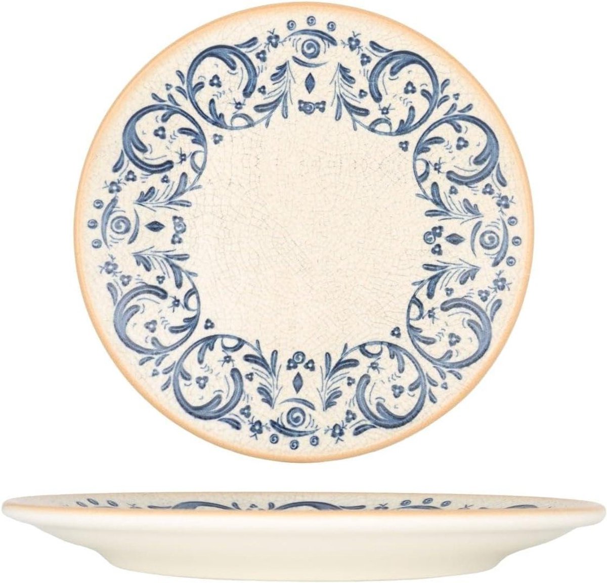 Dessertborden - Borden set - Tafel dekken - Hittebestendig - 21 cm - Blauw
