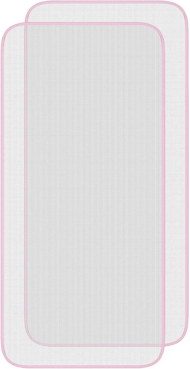 Strijkbeschermdoek - Strijkmat Tafel - Kleding Beschermen - Mesh Stof - 89 x 40 cm - Roze