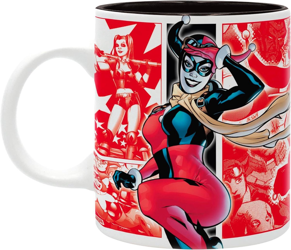 DC Comics Mok - Harley Quinn Mok - Warme Dranken - Officieel Gelicenseerd - 320 ml - Multicolor