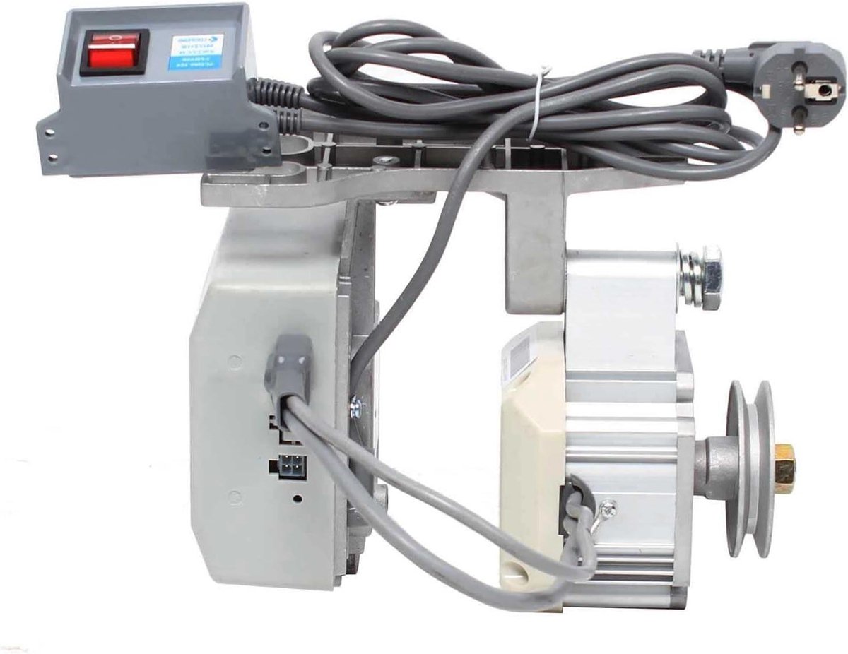Servomotor Naaimachine - Borstelloze Motor - Efficiënt Naaien - Instelbare Snelheid - 550 W - Zilver