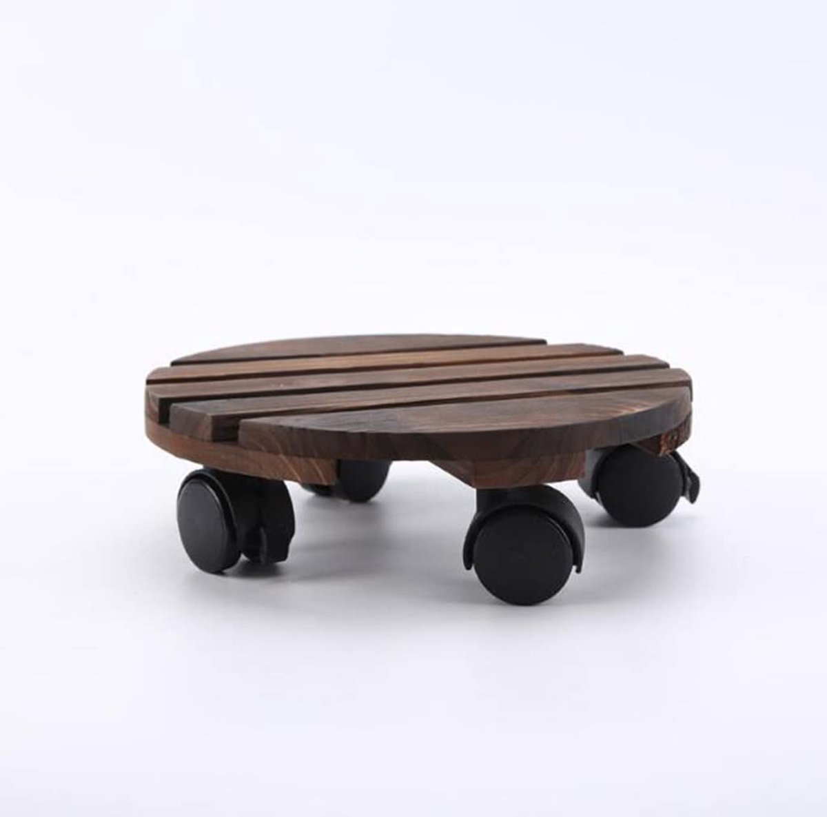 Dienblad met wiel palletrek woonkamer balkon bloem pot rack grote bloem pot verwijderbare ondersteuning (Size : 35cm)