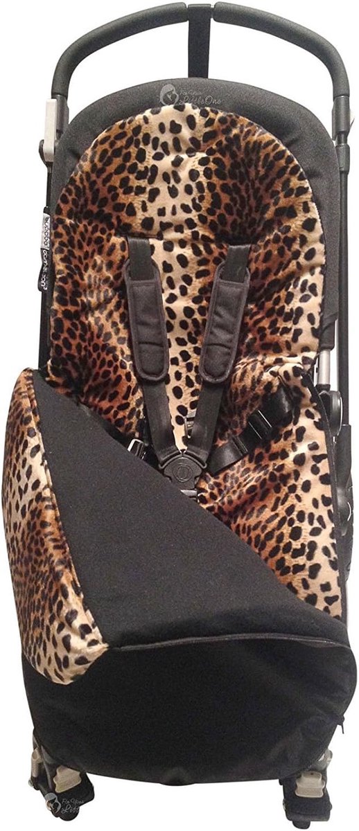 Voetenzak Kinderwagen - Baby Voetenzak - Warm Houden - Omkeerbaar naar Stoelhoes - 51 x 40 cm - Zwart — afbeelding 2