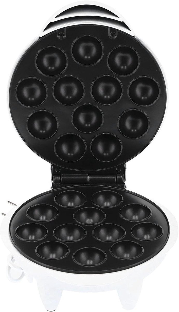Octopus Ball Maker - Eierwafelijzer Cake - Snacks Maken - Dubbelzijdig Verwarmen - 22 cm Breed - Wit