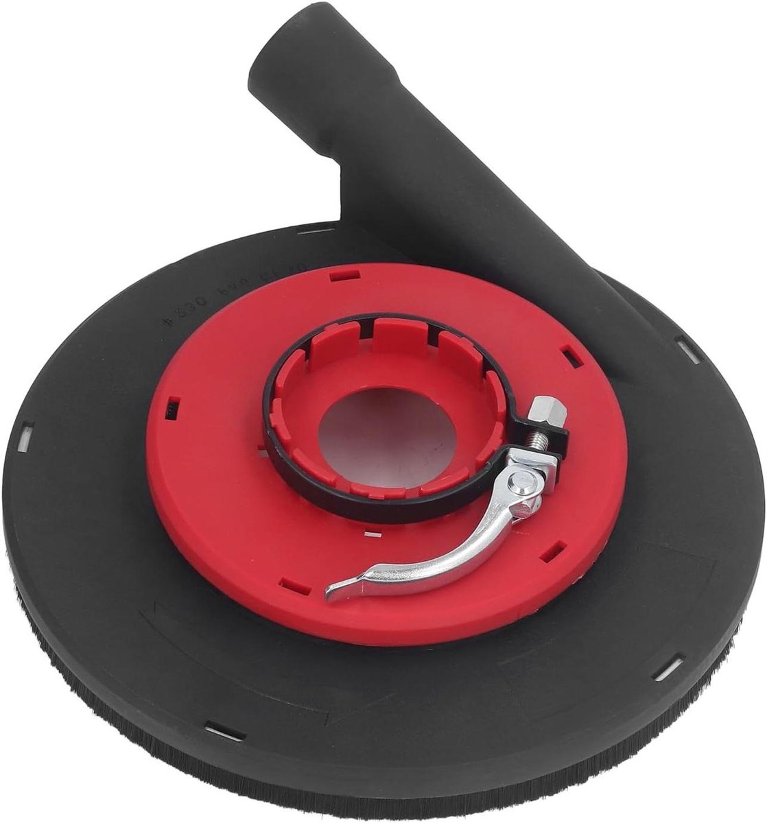 Haakse Slijper Stofkap - Oppervlakte Slijpmantel - Stofvrij Slijpen - Efficiënte Filtratie - 230 mm - Rood