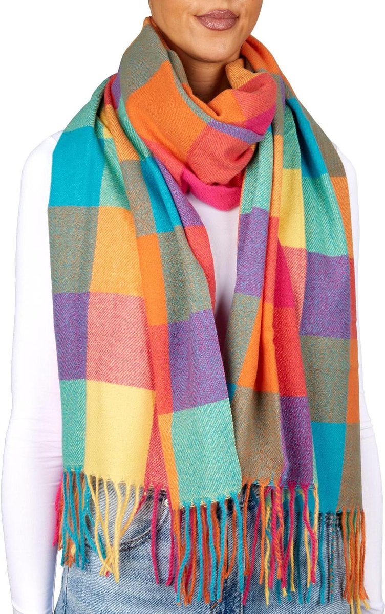 Dames Sjaal - Oversized Sjaal Winter Sjaal - Warme Accessoire - Zacht als Kasjmier - 70 x 200 cm
