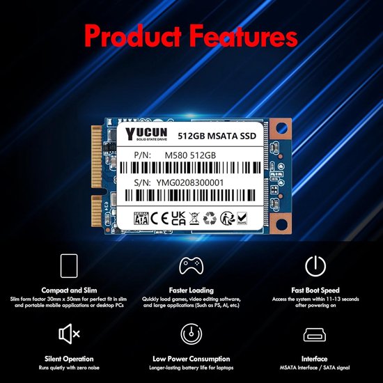 Interne SSD 512GB SATA III voor Snelle Prestaties — afbeelding 3