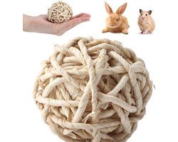 OLOEY Klein kauwballetje van maïskolven- gemaakt van veilig materiaal- bevordert de gezondheid en verdrijft verveling- voor konijnen- hamsters en kleine huisdieren
