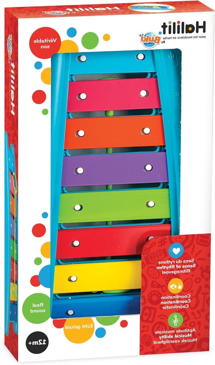 Kinderxylofoon - Muziekinstrument - Muziek Ontdekken - Echte Geluiden - 216 cm - Multicolor