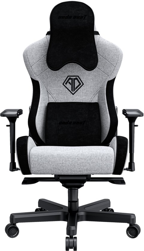 Andaseat Kaiser 2 Pro Gaming Chair Extra Groot Grijs - Andaseat - €449,00