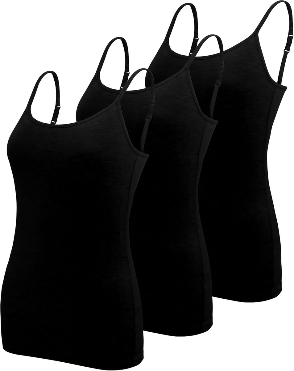 3 Stks Womens Hemdje Tank Top Spaghetti Strap Hemdjes Dames Onderhemden