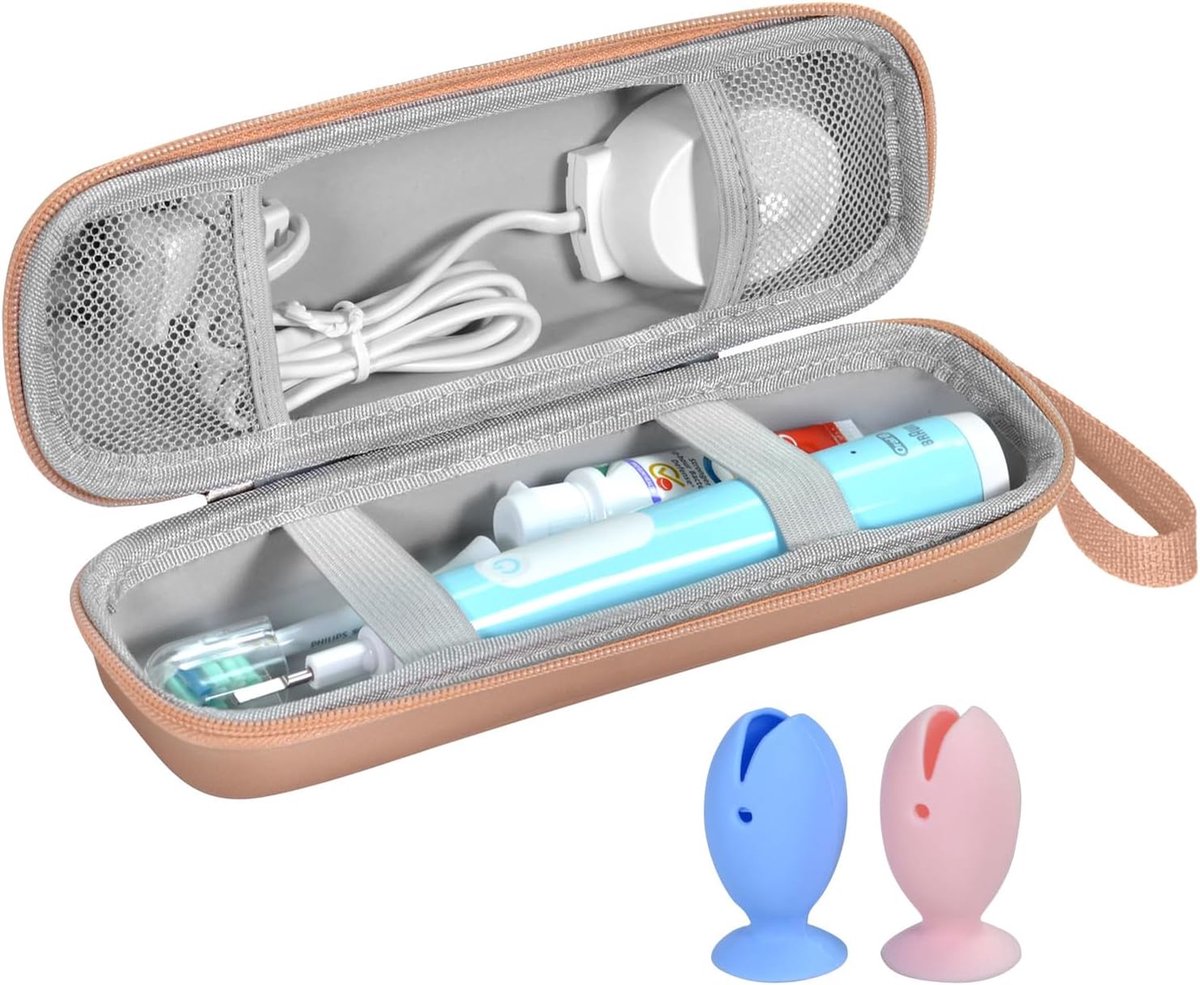 tandenborstel, reisetui voor Oral B/Oral-B Pro/Electric Tandenborstel, draagbare harde schaal ijsetui voor orale b opzetborstels en accessoires