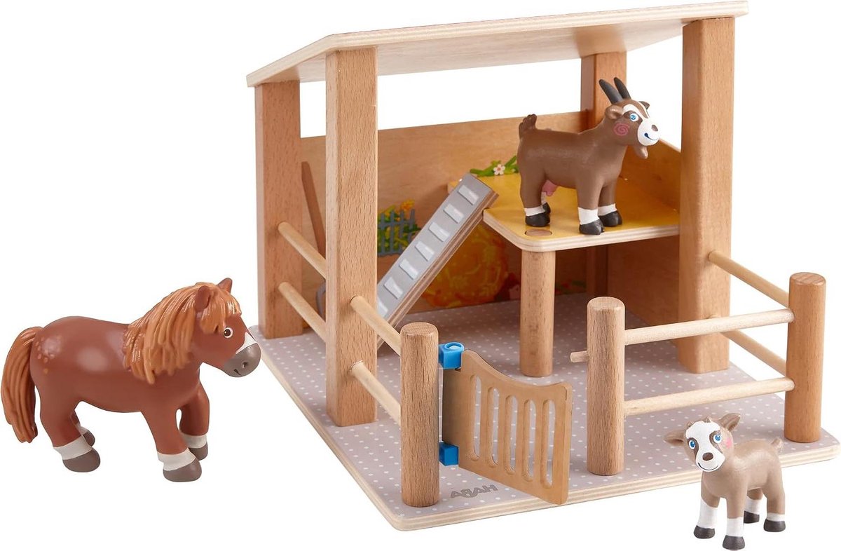 Poppen Accessoires - Speelgoed Set - Creatief Spel - Uitbreidbare Speelwereld - 18 cm - Beige
