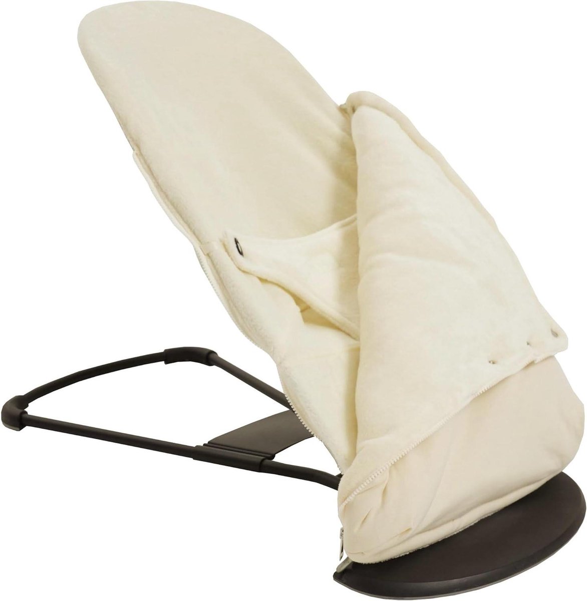 Babyhangmat Overtrek - Babyschommelhoes Zitting - Comfortabel Zitten - Ergonomisch Ontwerp - 81 x 38 x 3 cm - Beige