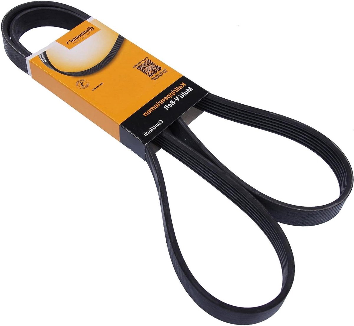V-geribbelde riem - Aandrijfriem - Auto Onderhoud - Duurzaam Rubber - 6PK1555 - Zwart