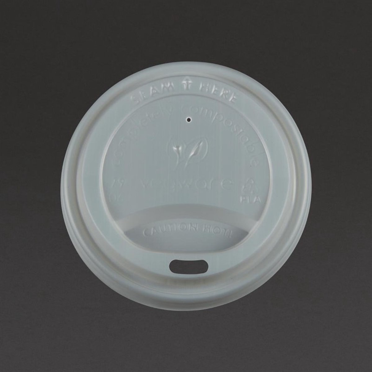 Deksels voor Vegware composteerbare bekers voor warme dranken 225ml (pak van 1000)